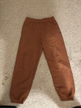 Aritzia TNA brown sweatpants mega fit